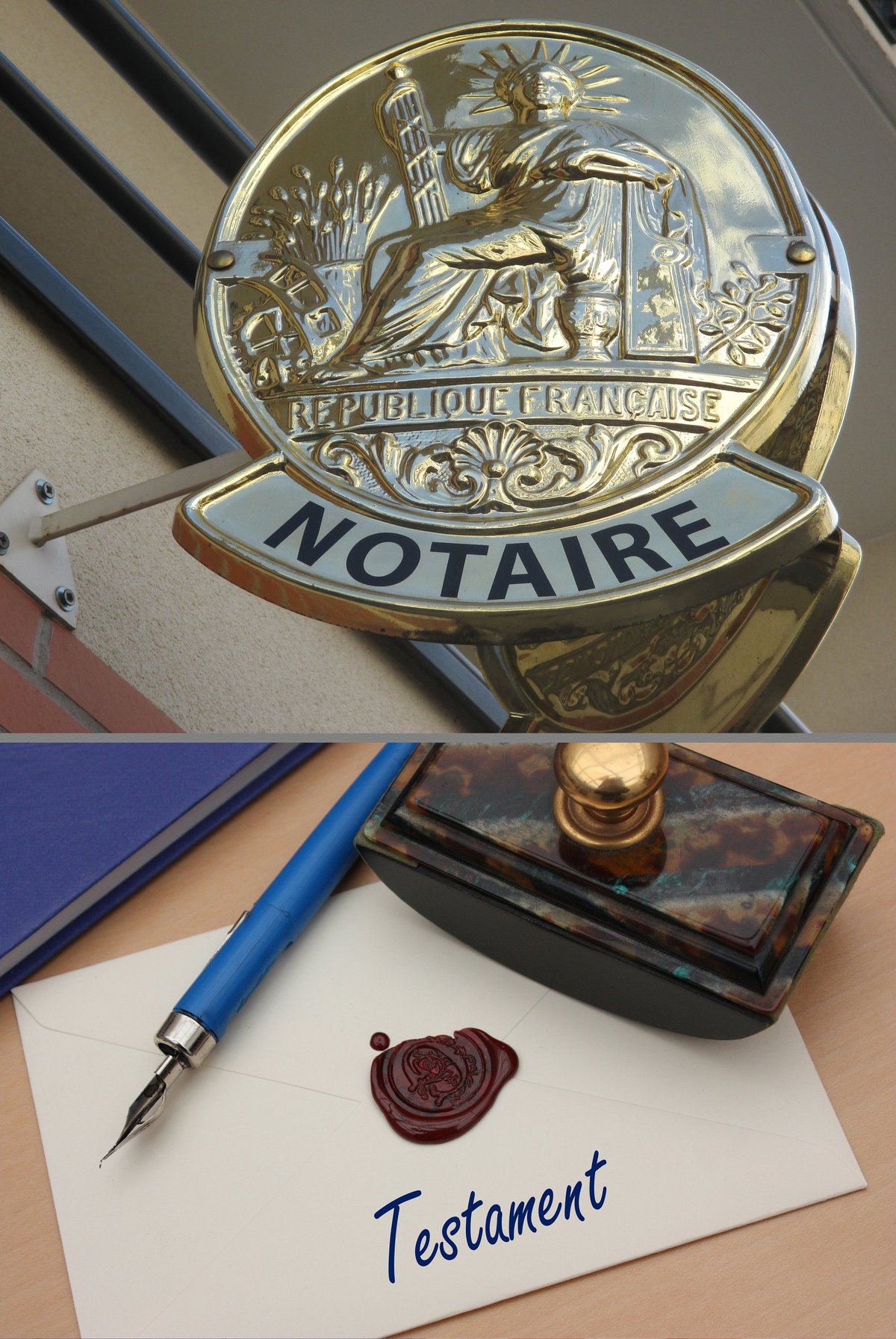 Notarial Office  Testament signed  Notarial act